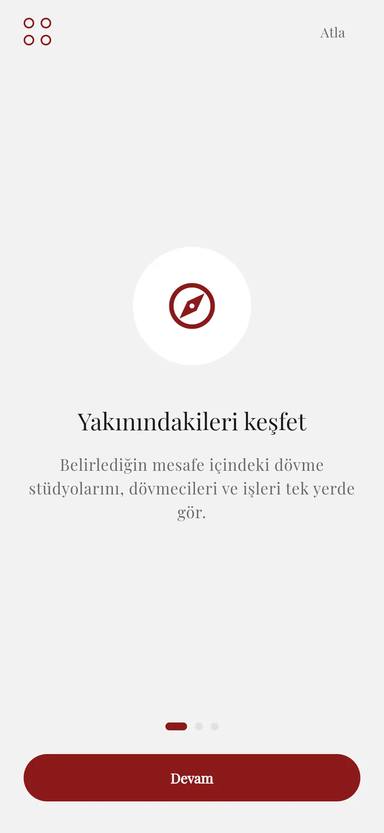 Tanıtım ekranı